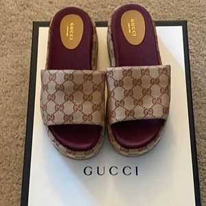 Gucci Angelina Platform Sandals